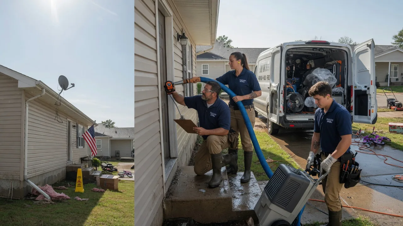 Ceiling Water Damage Restoration in Mansfield, IL near me